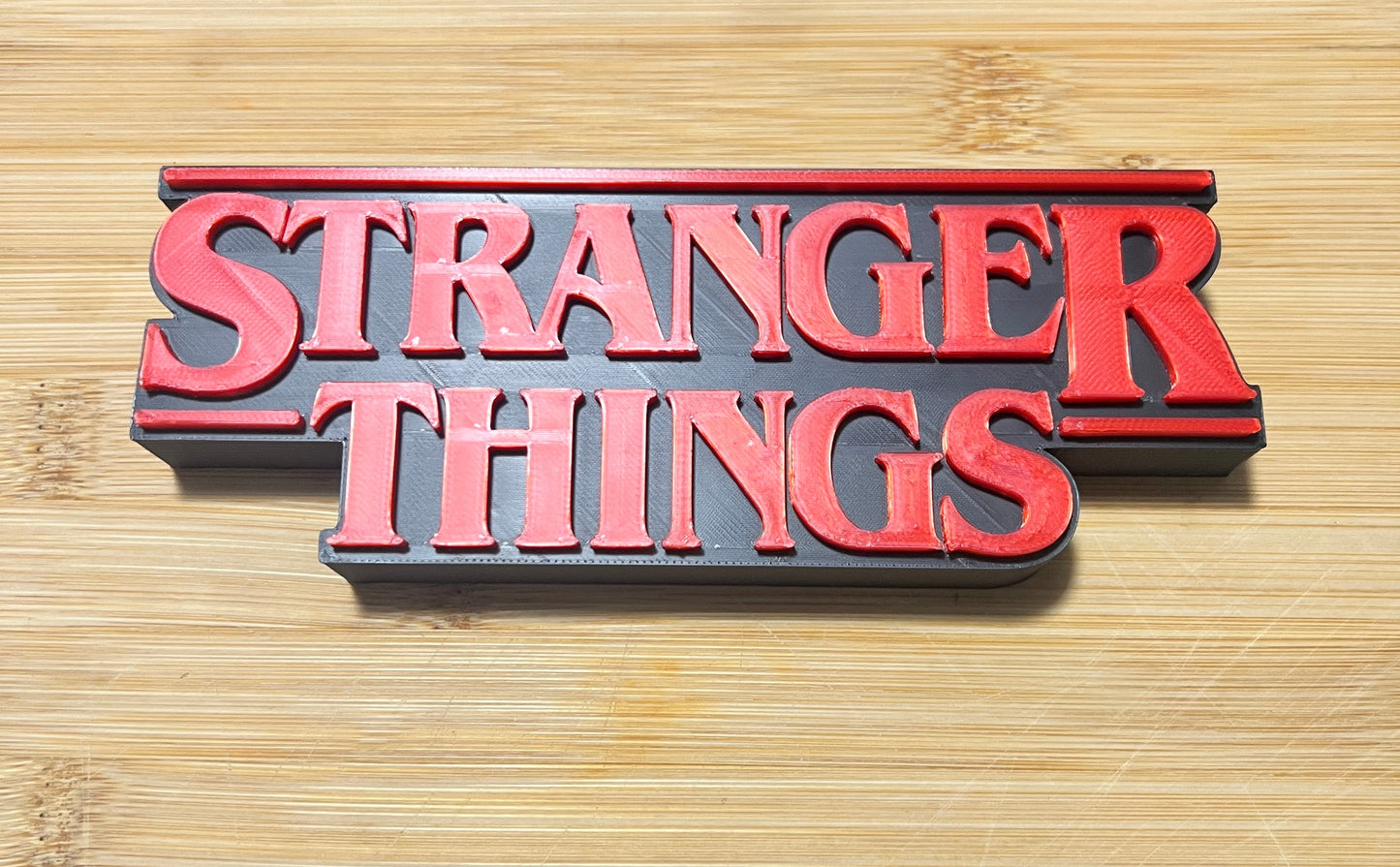 Stranger things logo