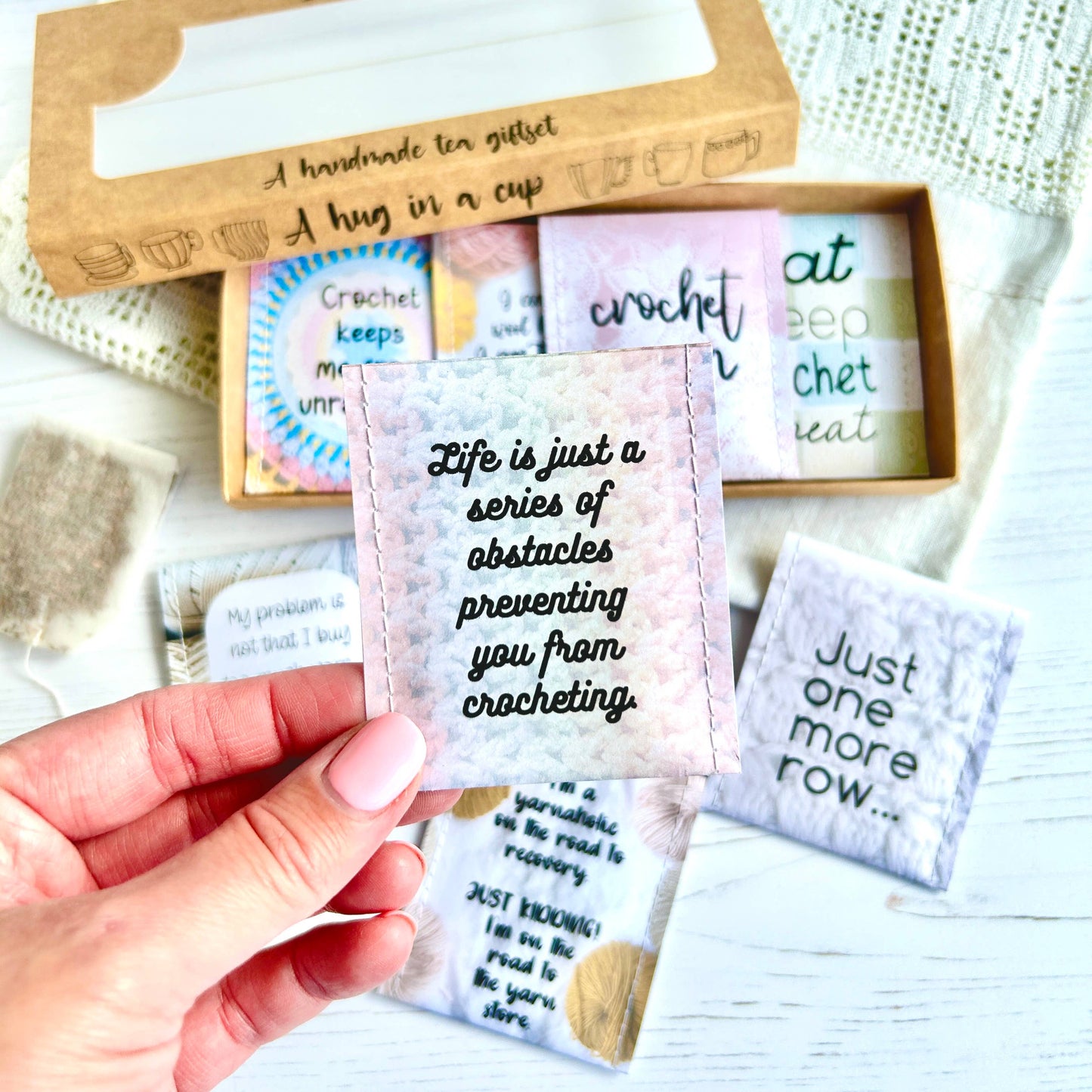 Crochet Gift Set: English Breakfast Tea