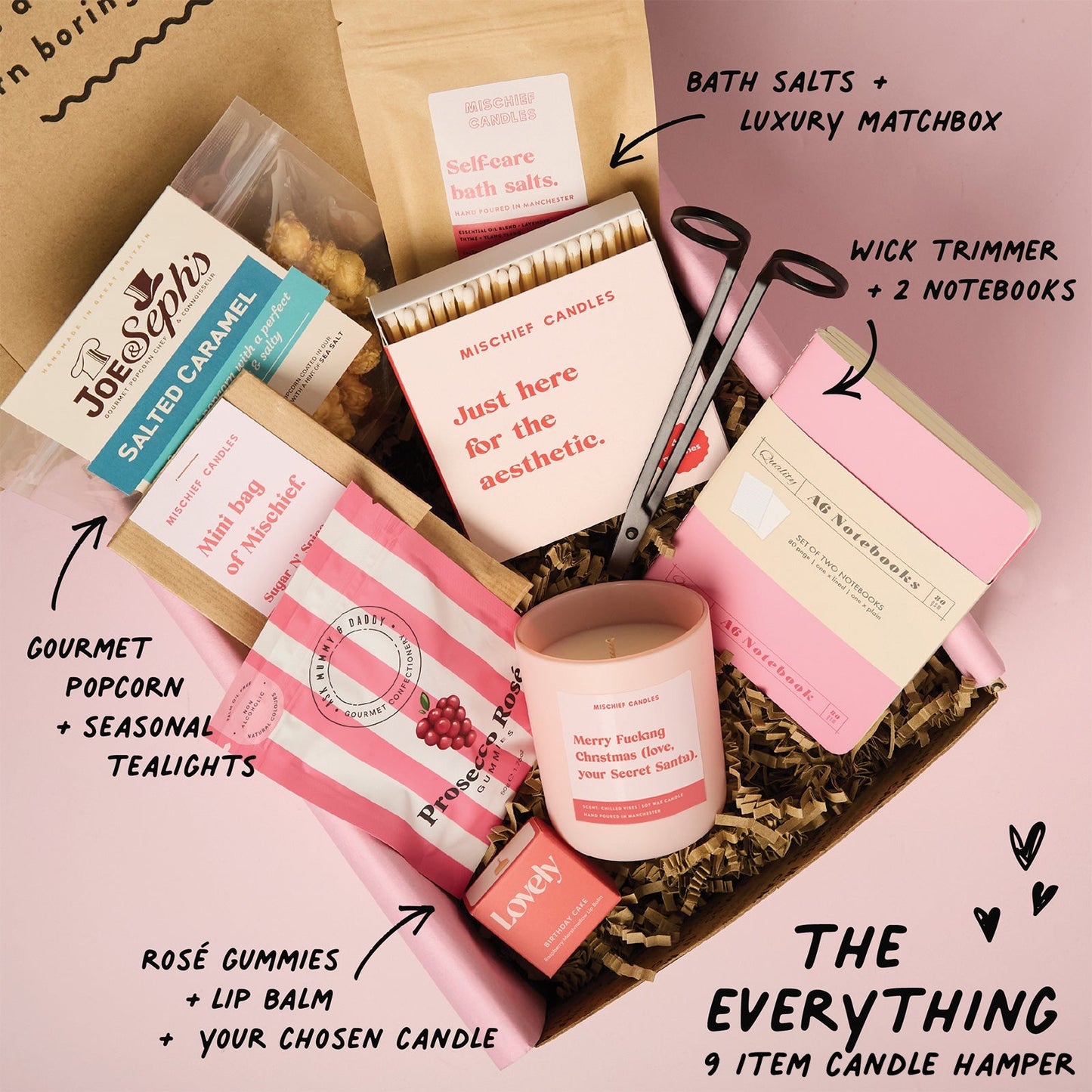 Funny Christmas Gift Merry Christmas Love From Secret Santa Candle