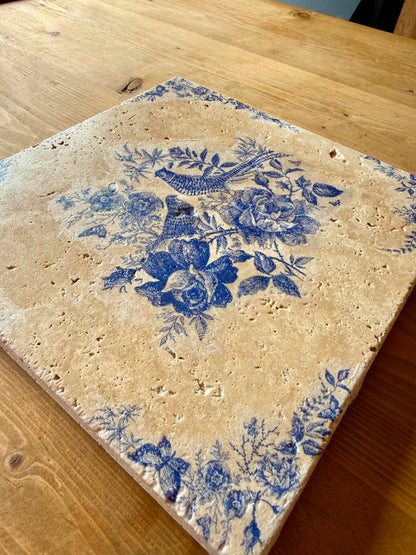 Handmade Stone placemat/ Trivet/ Worktop saver/ Natural stone placemats