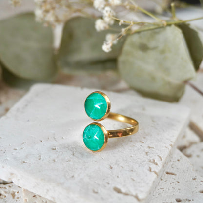 Quartz Duo Ring