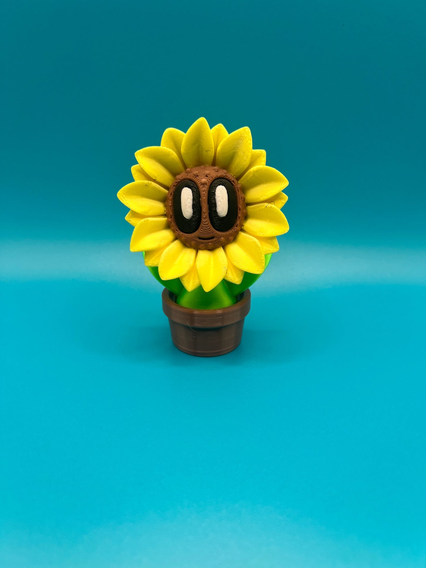 Blob sunflower & classic pot