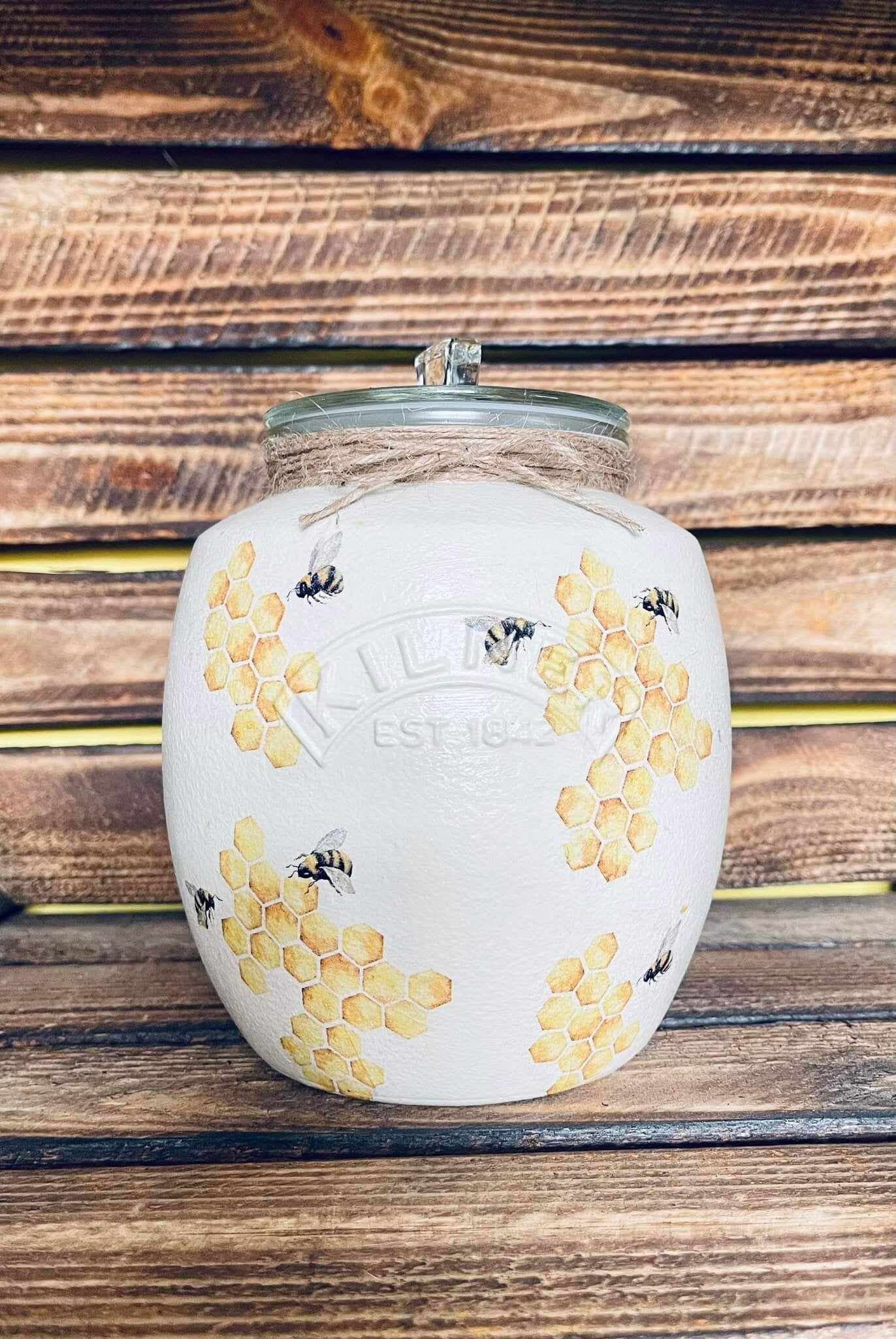 Decorative kilner cookie and biscuit jar