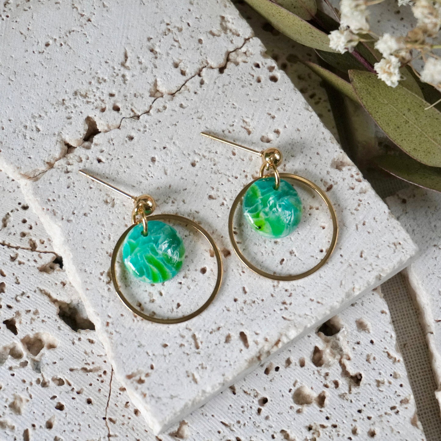 Precious Stud Hoop