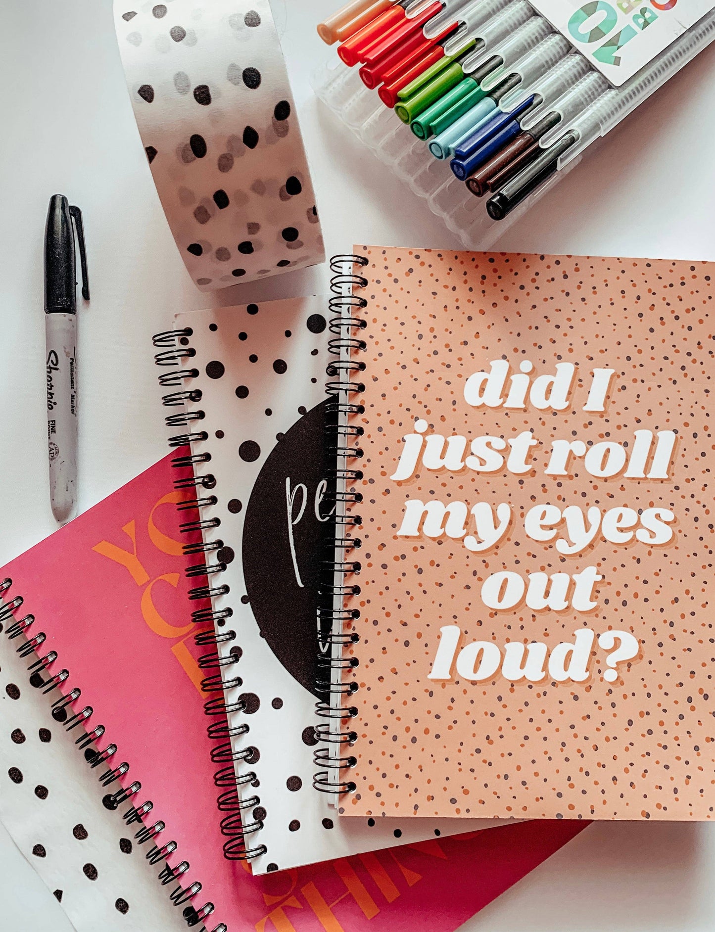A4 Notebook - 'Did I just roll my eyes out': Soft Cover / A4