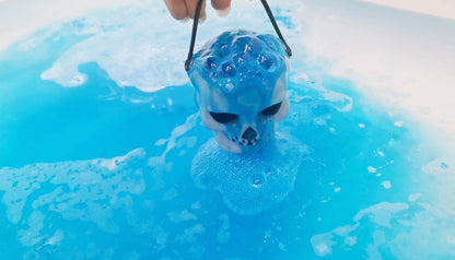Blue Brain Skull Bath Bomb