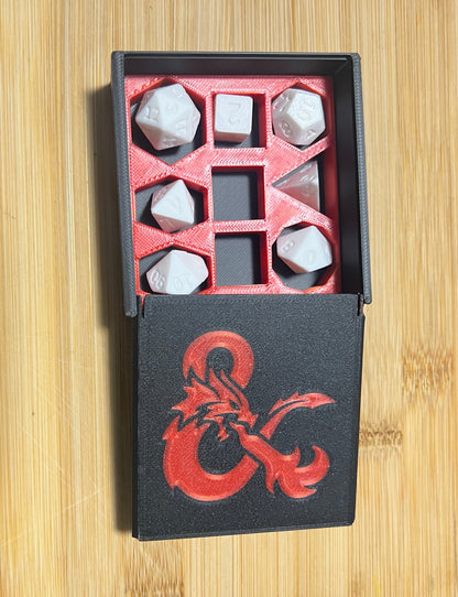 D&D dice box & dice