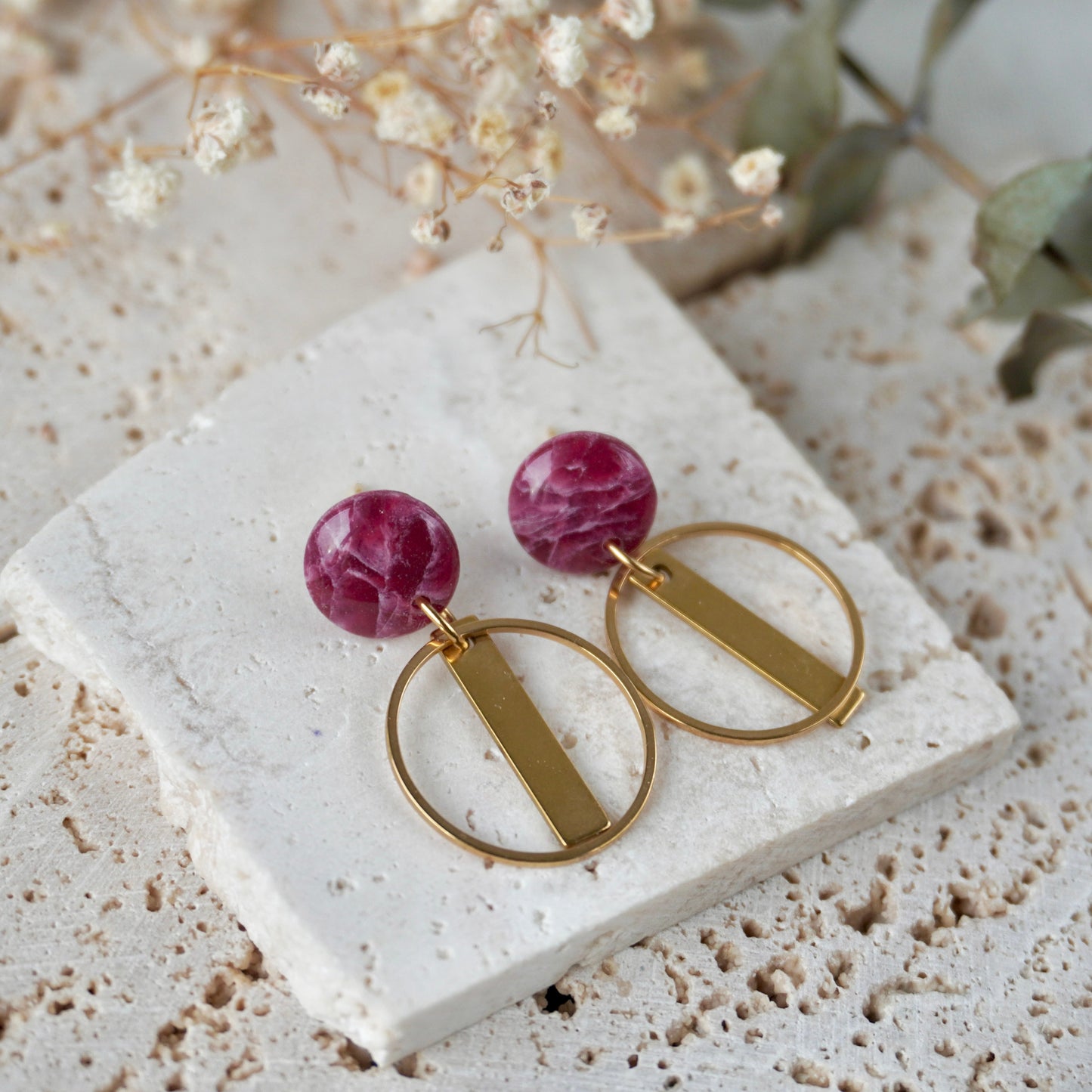 Quartz Stud Drop Mini