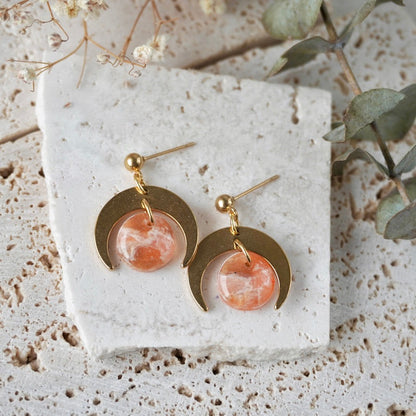 Precious Stud Downward Moon