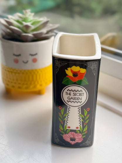 Book Vase: The Secret Garden