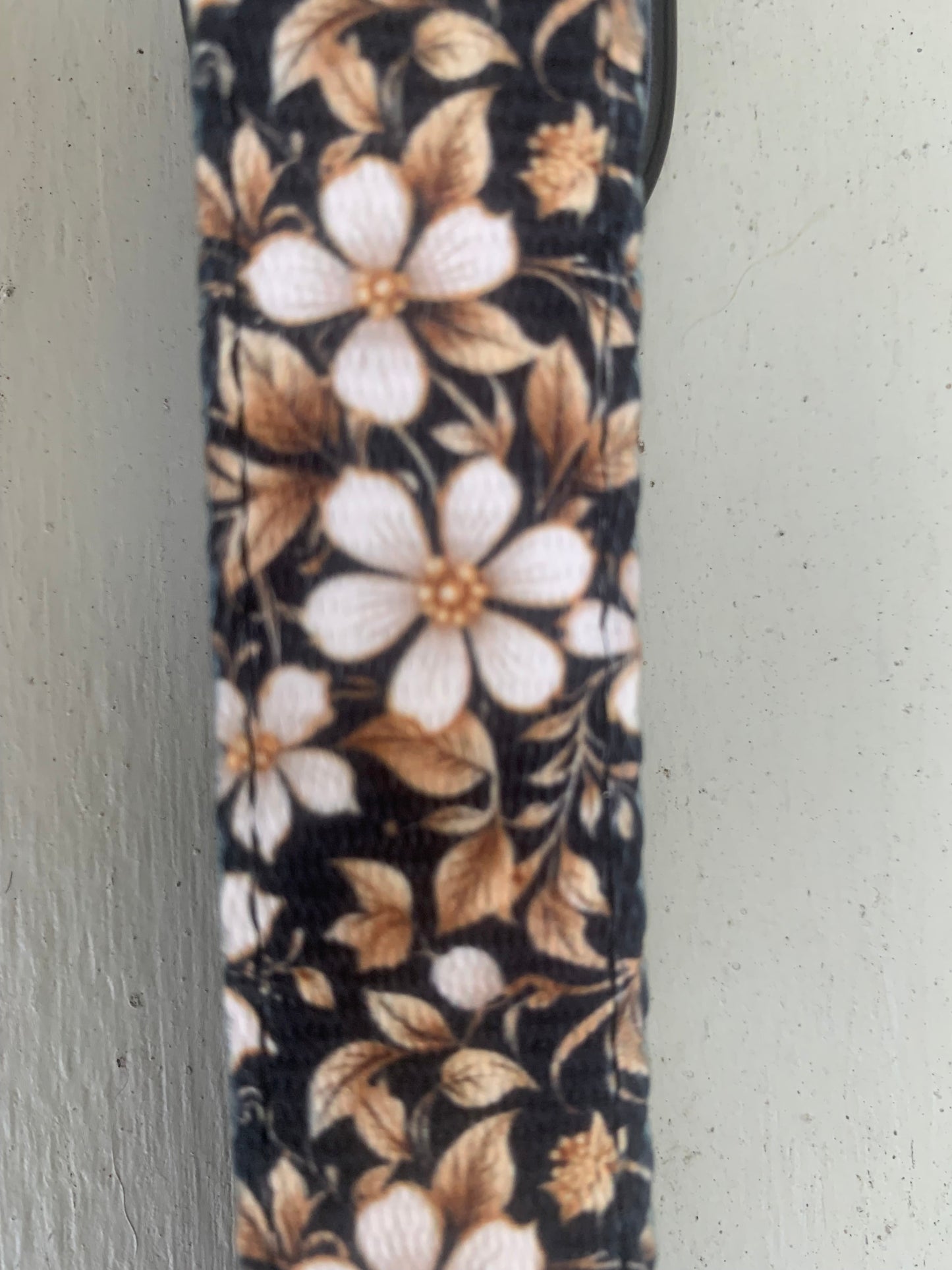 Black & Gold Floral Collar