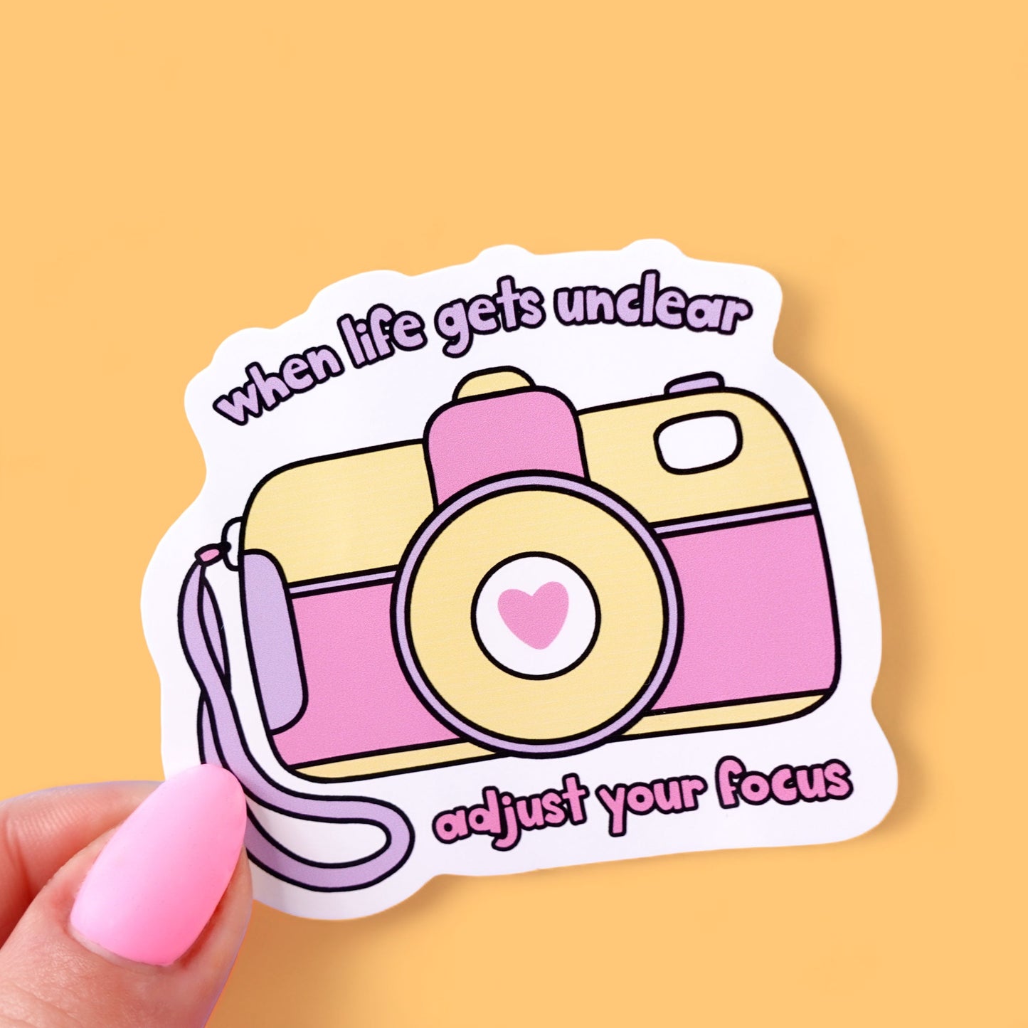 Adjust Your Focus Sticker