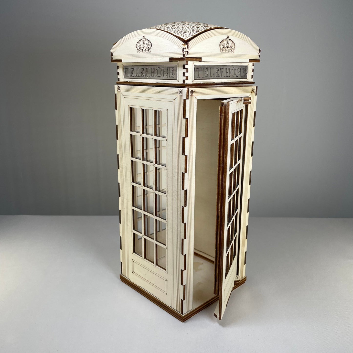 Telephone Box Lamp - Flatpack Model Kit by Curious Rabbit ®