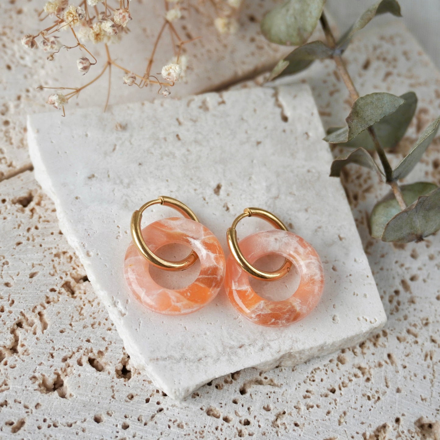 Precious Huggie Hoops