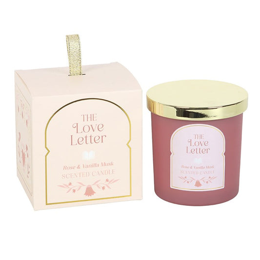Rose & Vanilla Musk Candle: The Love Letter