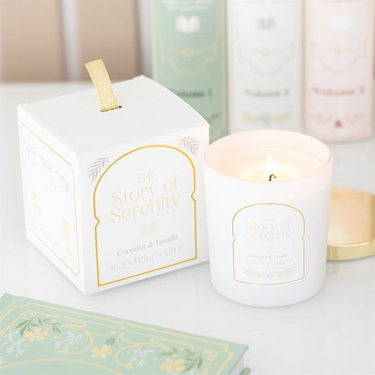 Coconut & Vanilla Candle: The Story of Serenity