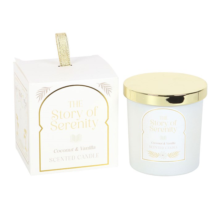 Coconut & Vanilla Candle: The Story of Serenity