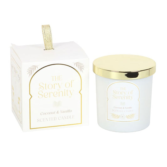 Coconut & Vanilla Candle: The Story of Serenity