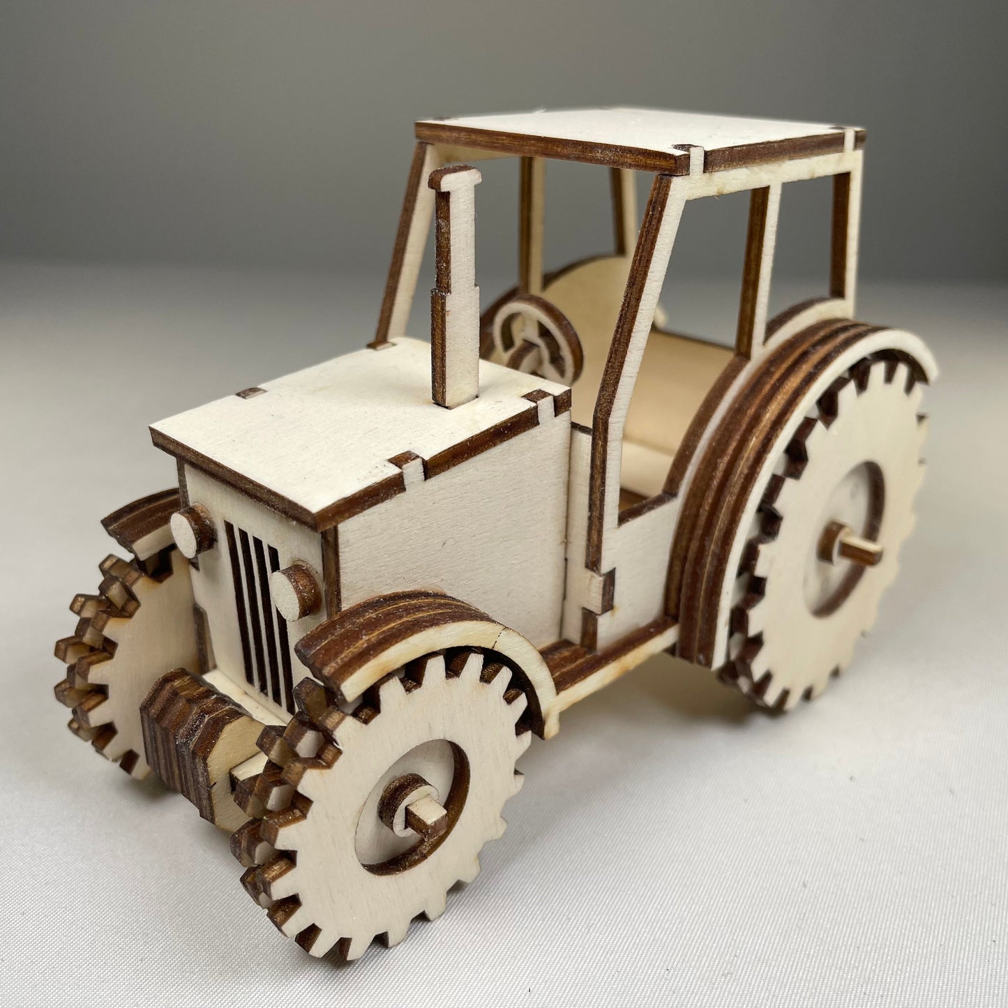 Tractor Puzzle - Pre-Built Model by Curious Rabbit ®