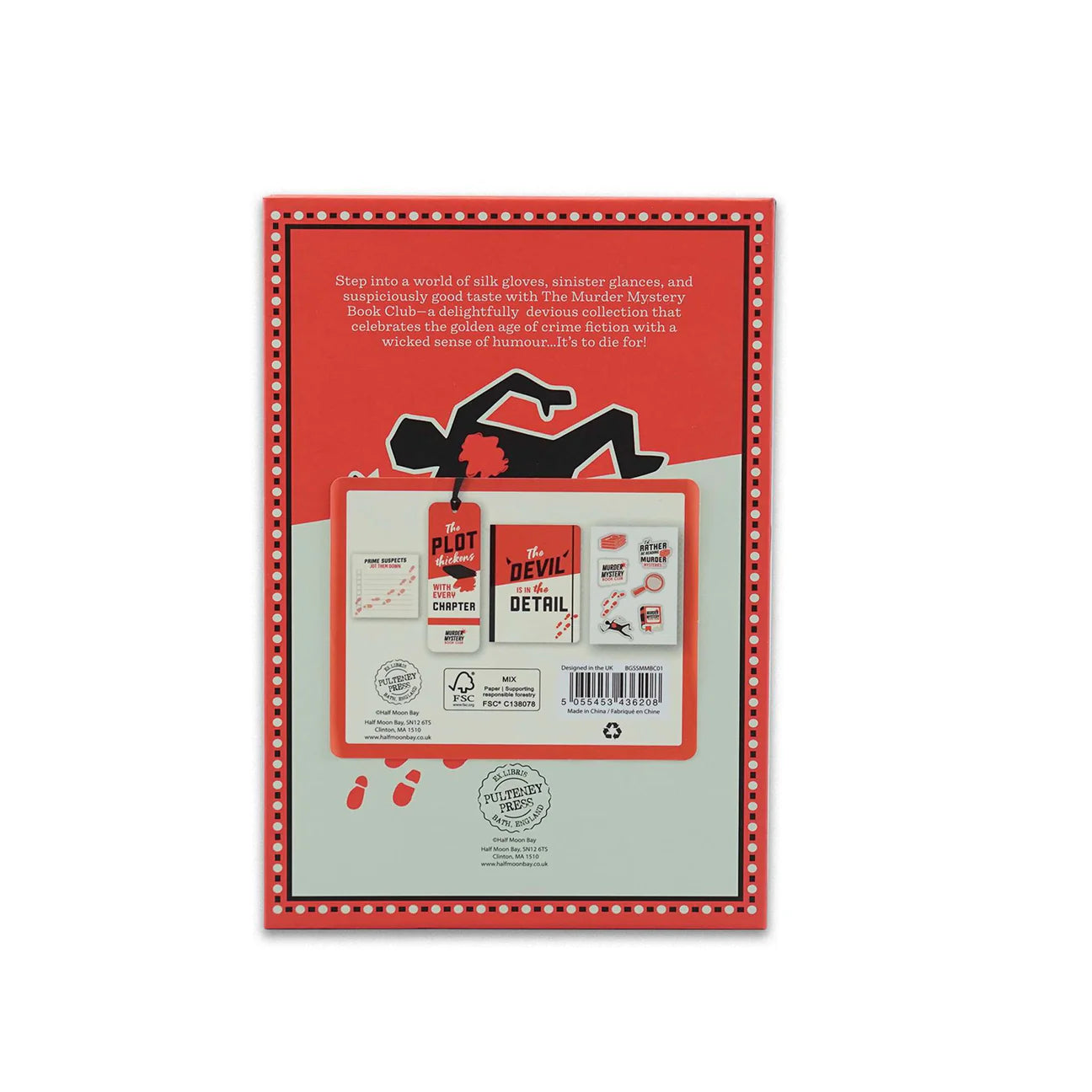 Book Lovers Murder Mystery book club Stationery Set