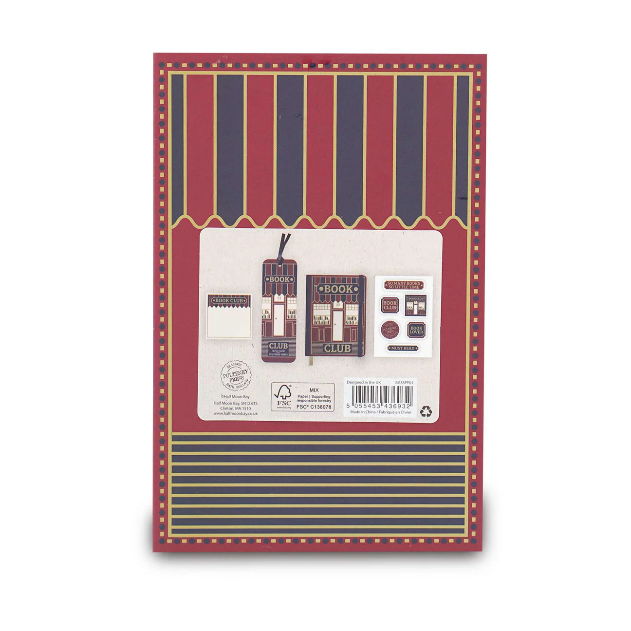 Book Lovers Book club Stationery Set