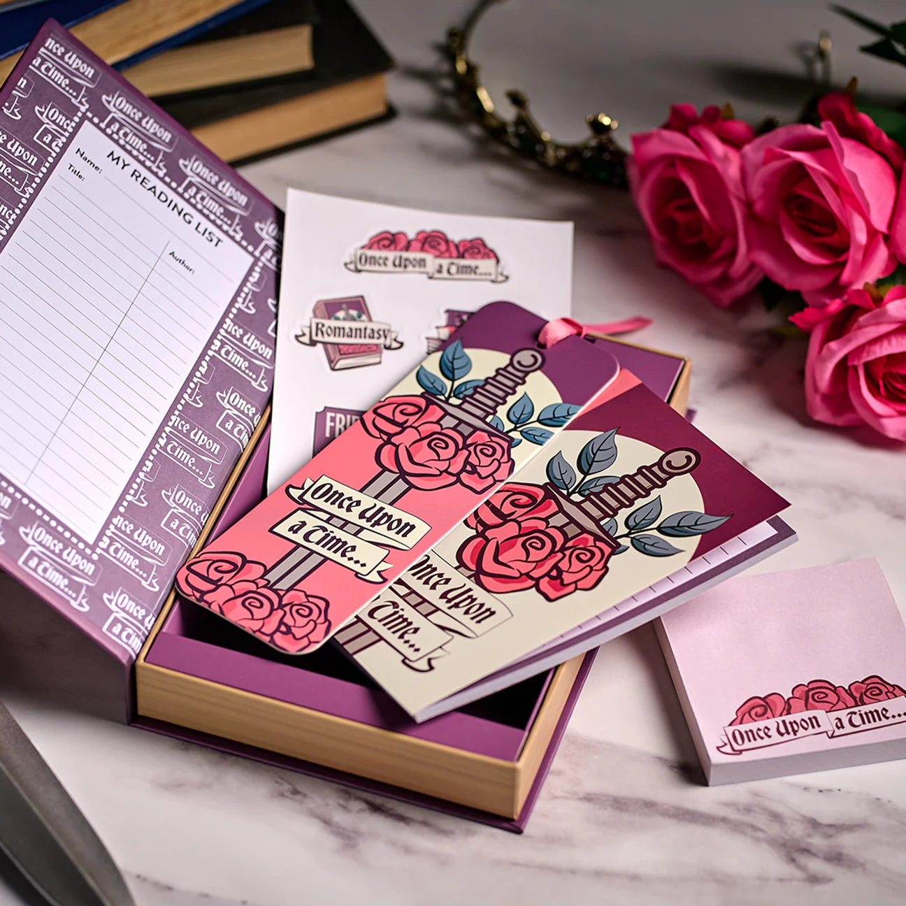 Book Lovers Romantasy Gift Stationery Set