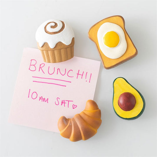 Brunch Club Fridge Magnet Set | Cute Kitchen Magnets (Set of 4)