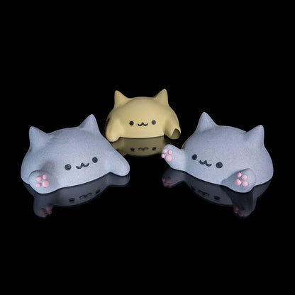 Blob Creature Figurine – Kawaii Chonky Animal Miniature | 3D Printed Office Buddy Ornament | Kawaii Collectible Figure