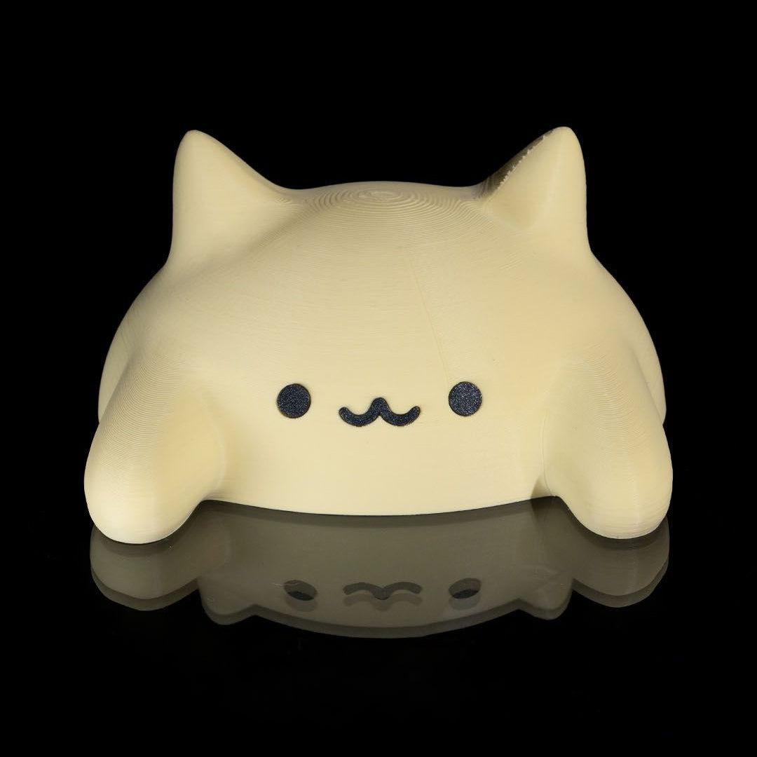 Blob Creature Figurine – Kawaii Chonky Animal Miniature | 3D Printed Office Buddy Ornament | Kawaii Collectible Figure