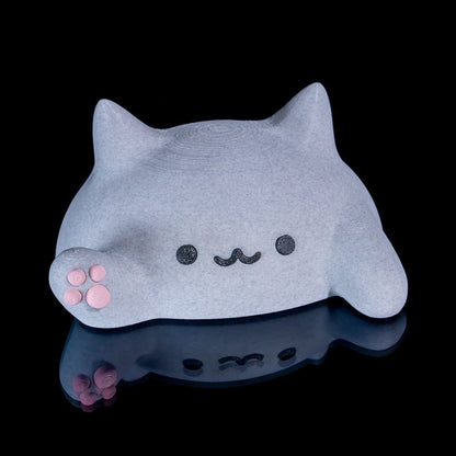 Blob Creature Figurine – Kawaii Chonky Animal Miniature | 3D Printed Office Buddy Ornament | Kawaii Collectible Figure