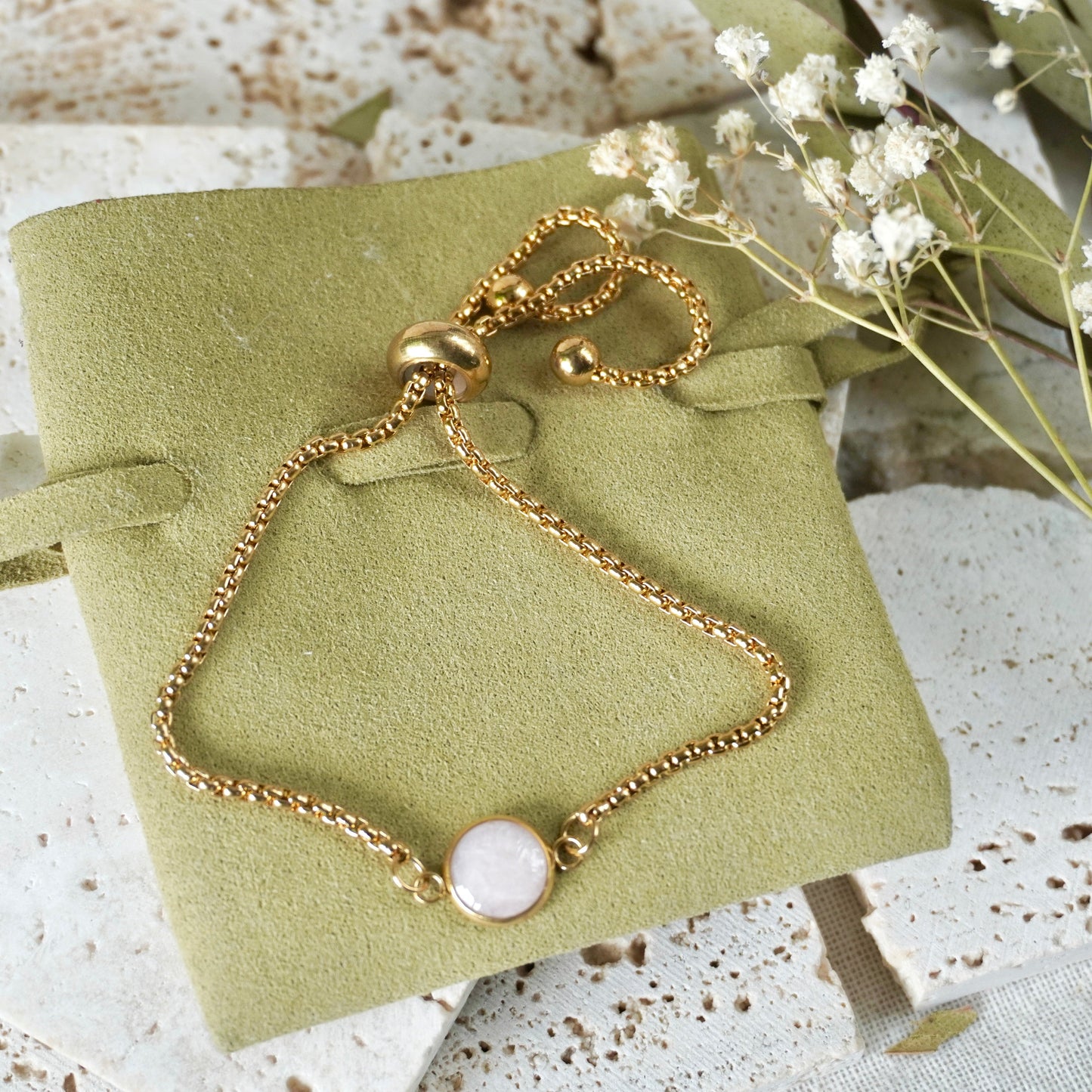 Quartz Adjustable Bracelet