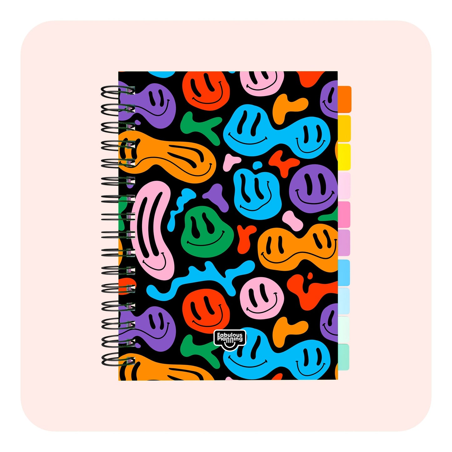 Academic Undated Spiral Journal Standard Smileys