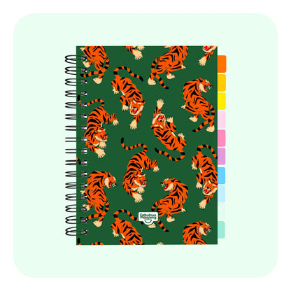 Daily 2026 Spiral Journal Standard Tigers