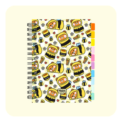 Daily 2026 Spiral Journal Standard Honeybears