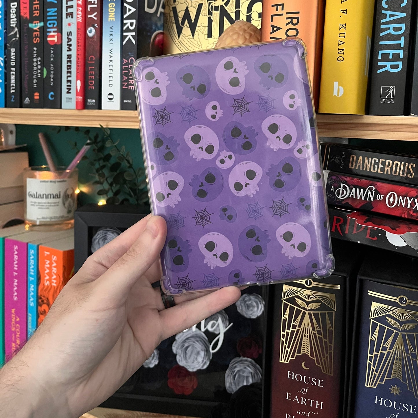 Purple Skull Kindle Insert