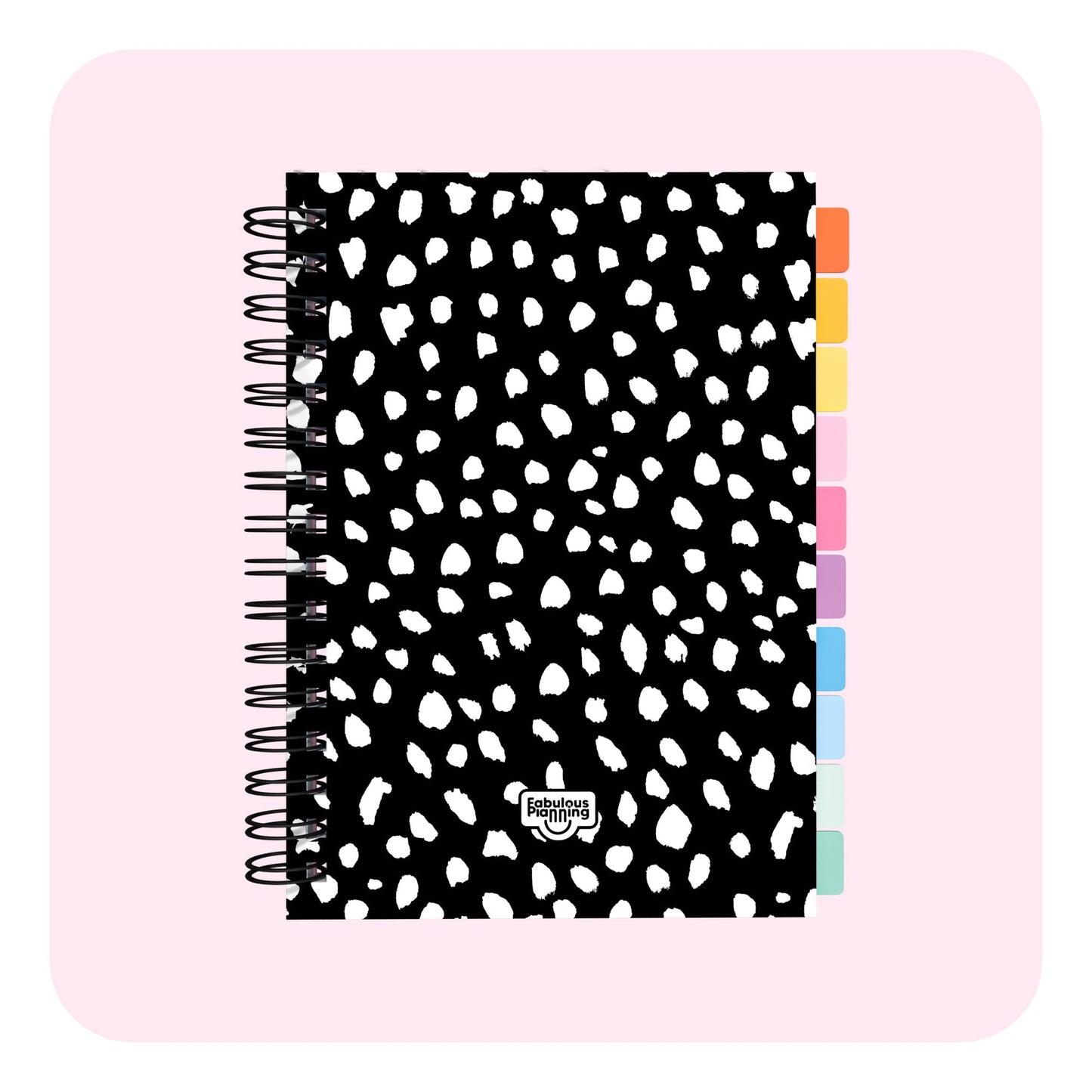 Academic Undated Spiral Journal Standard Reverse Dalmatian