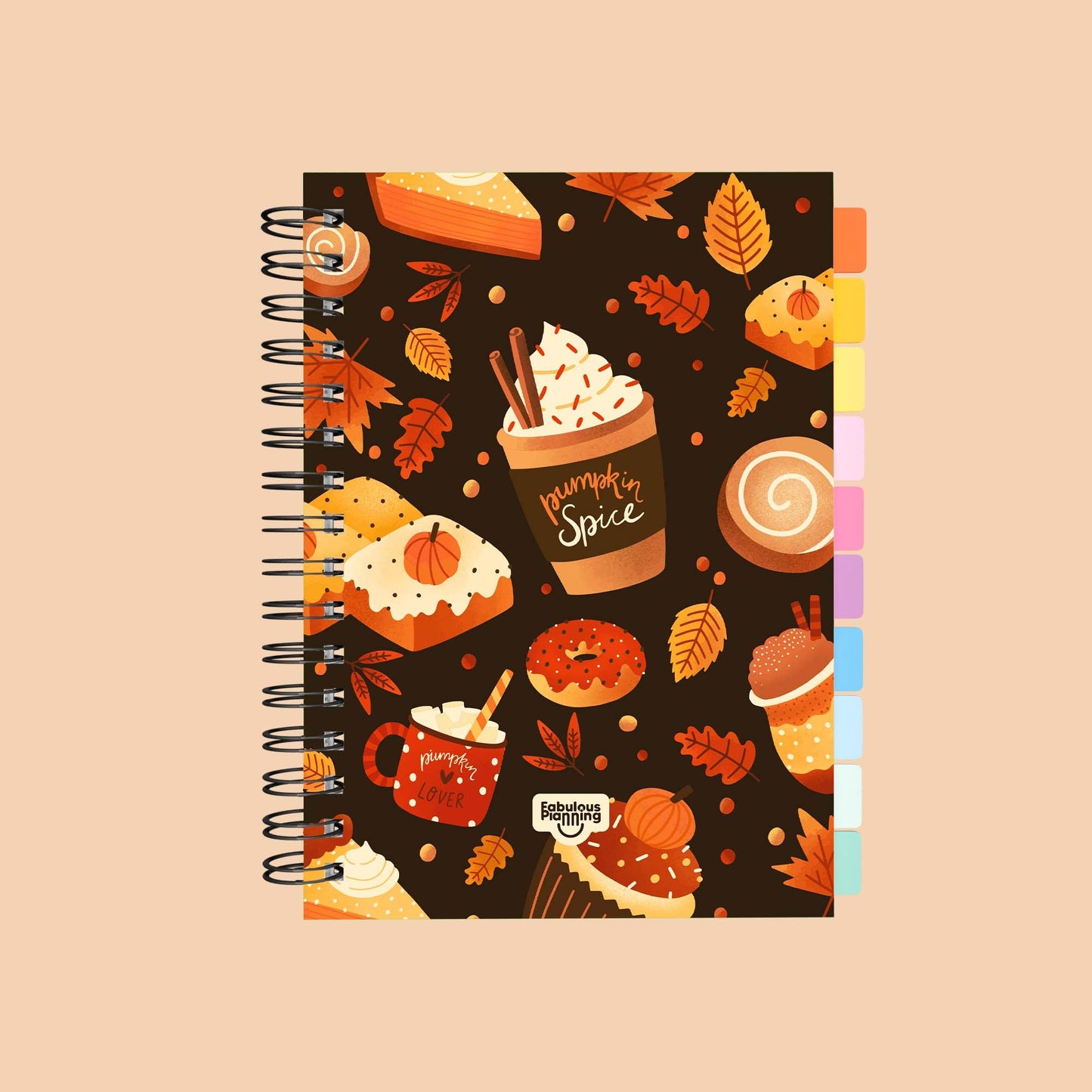 Daily 2026 Spiral Journal Standard Pumpkin Spice Latte