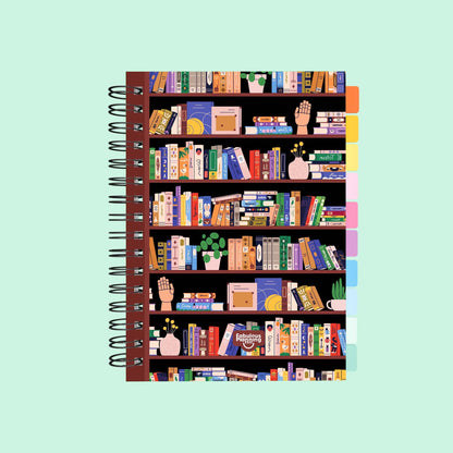 Academic Undated Spiral Journal Standard Library Bookshelf