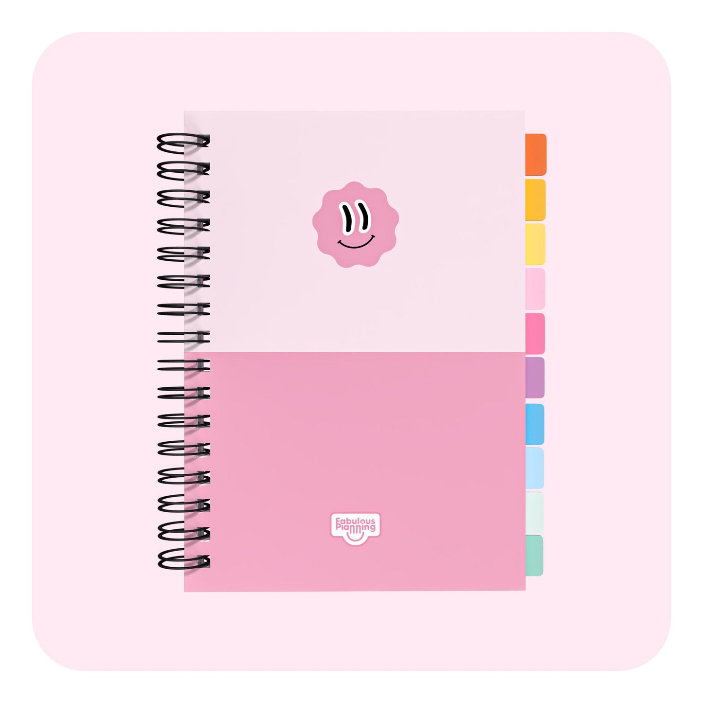 Daily 2026 Spiral Journal Standard Pink Duo