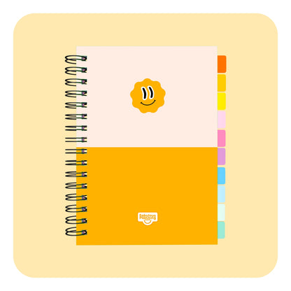 Academic Undated Spiral Journal Standard Mustard Duo