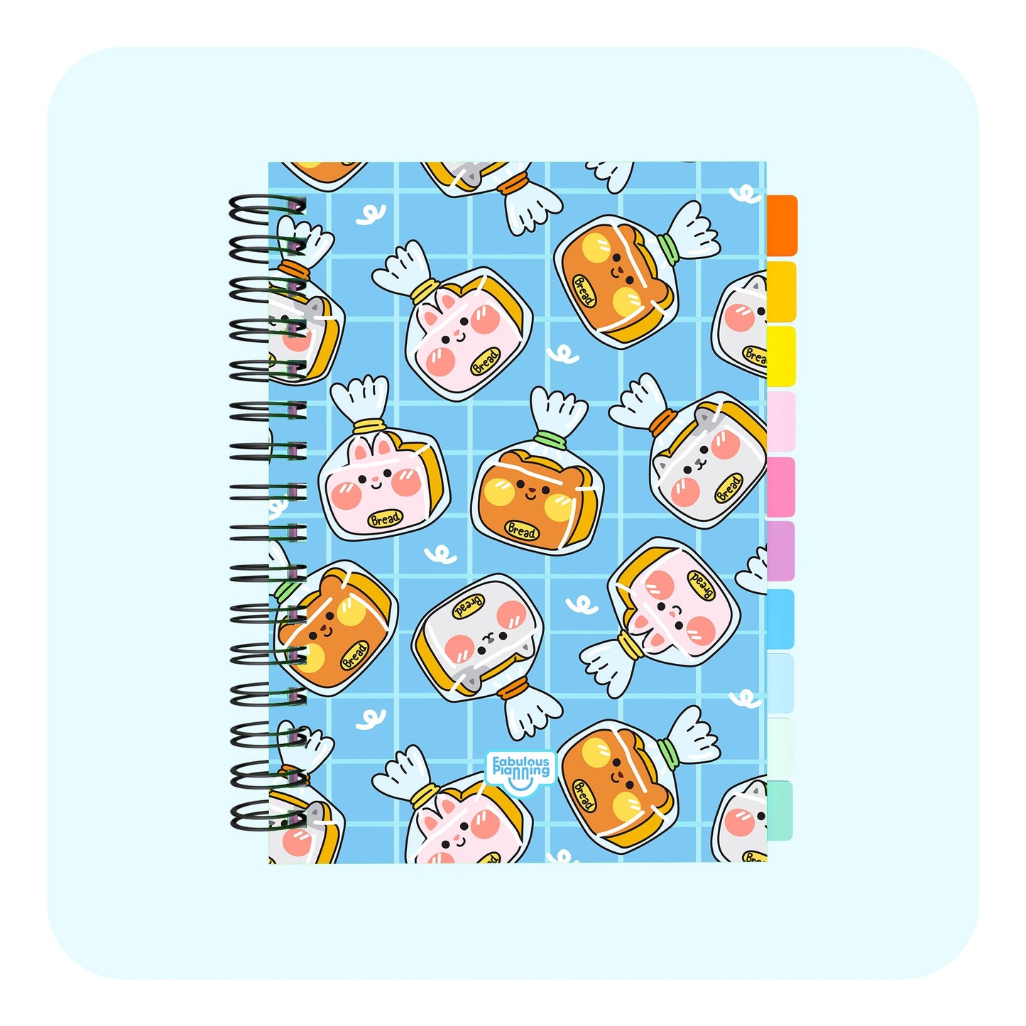 Teacher Undated Spiral Journal Standard Cat Loaves