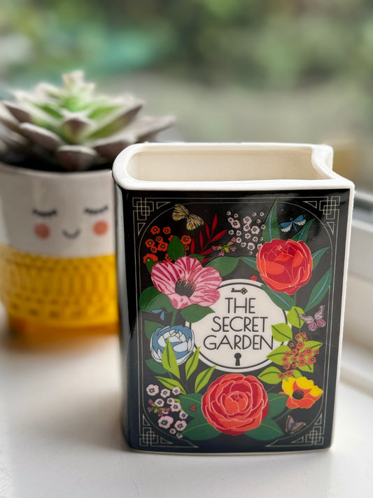 Book Vase: The Secret Garden