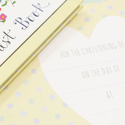 Christening Guest Book