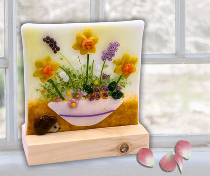Fused Glass Spring Flowers Workshop Saturday, 21st Feb