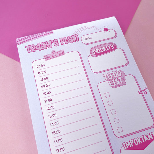 Daily planner pad - A5