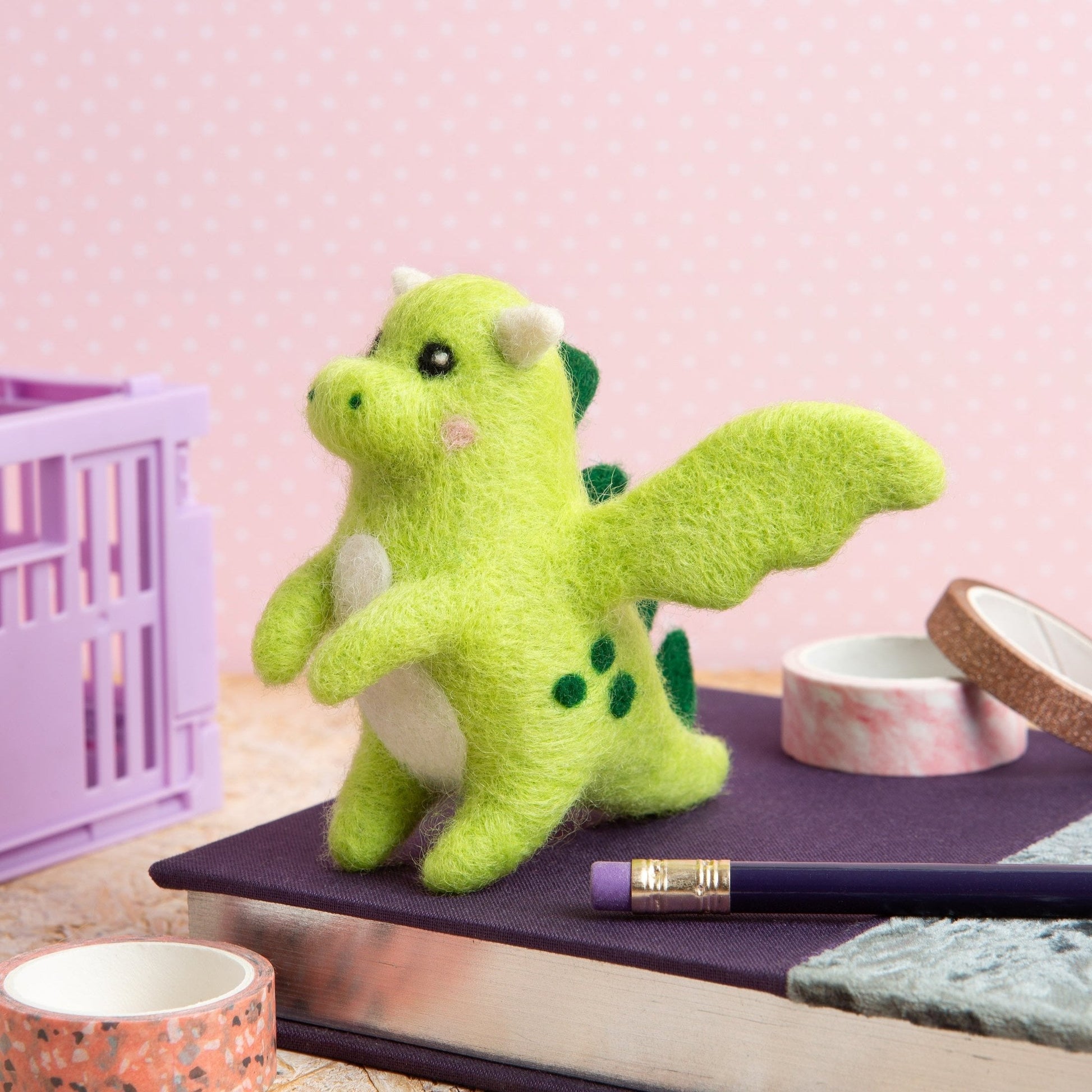 Baby Dragon Needle Felting Kit for Beginners