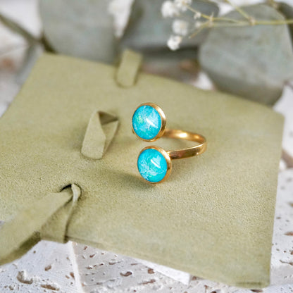 Quartz Duo Ring