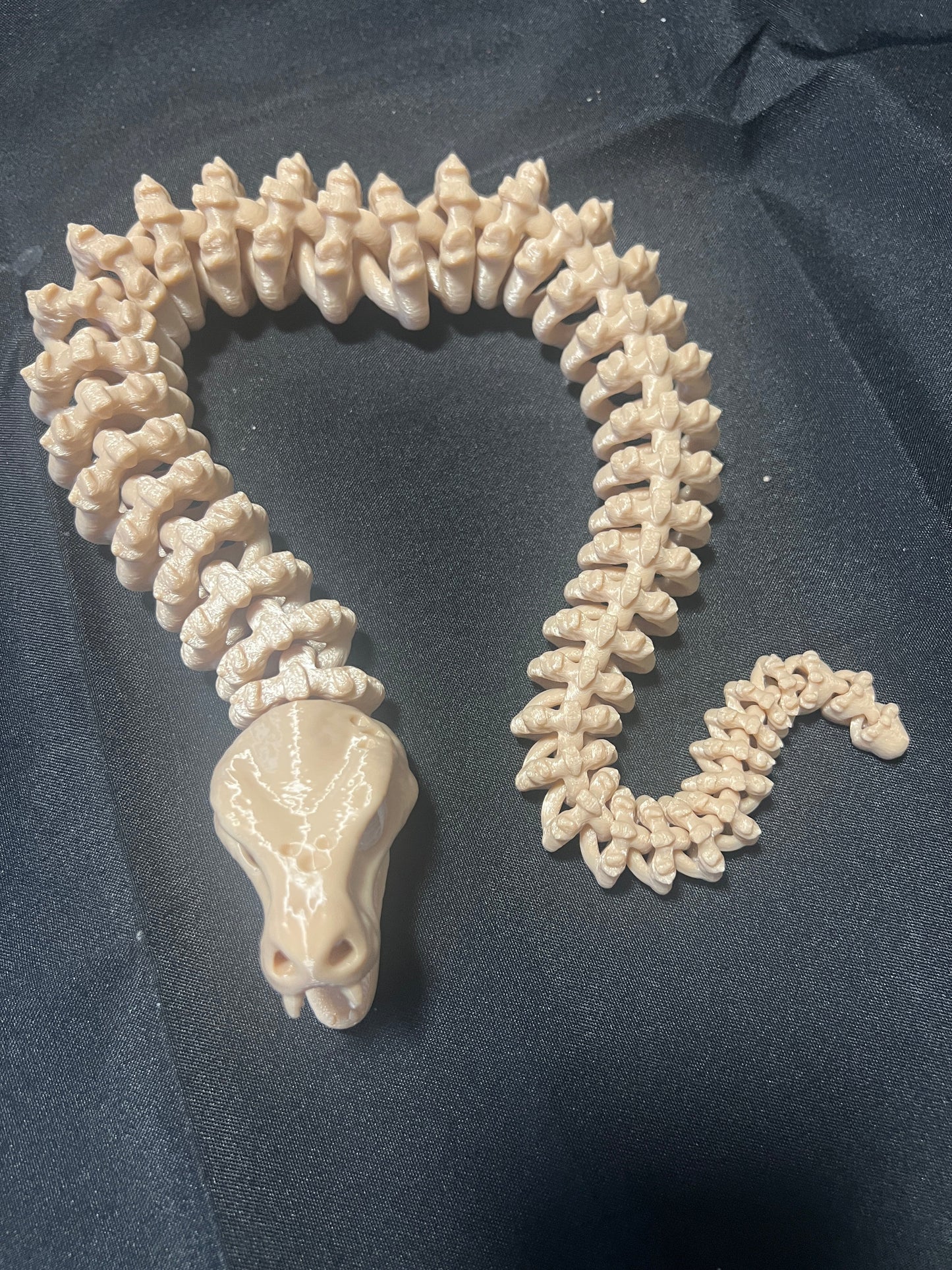 Articulated skeleton snake