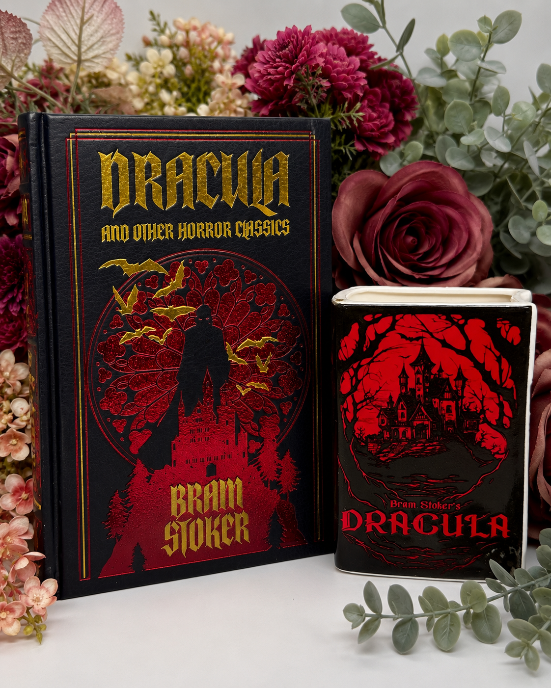 Dracula Book & Matching Vase Gift Set | Bram Stoker