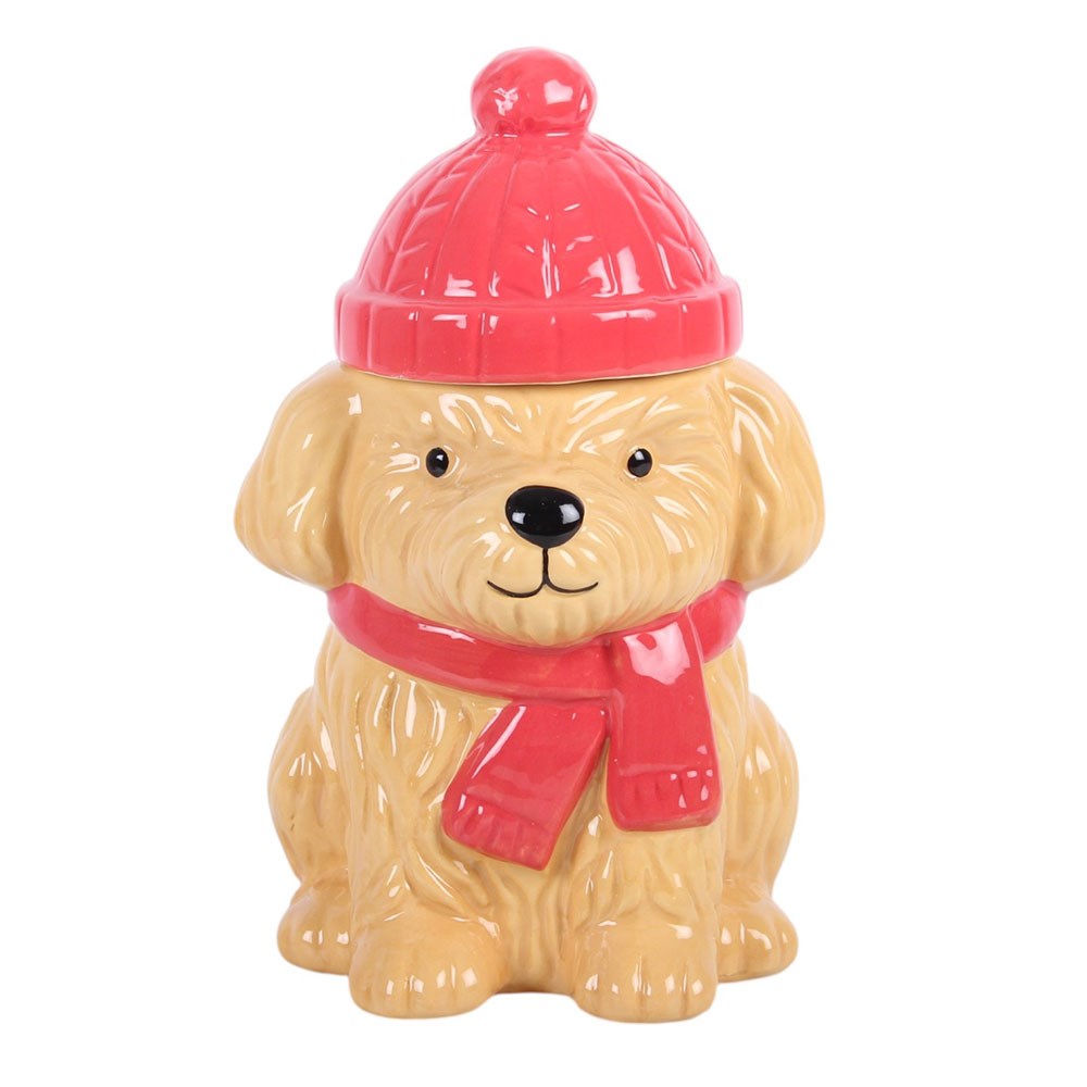 Winter Puppy Christmas Oil Burner | Ceramic Dog Oil Burner